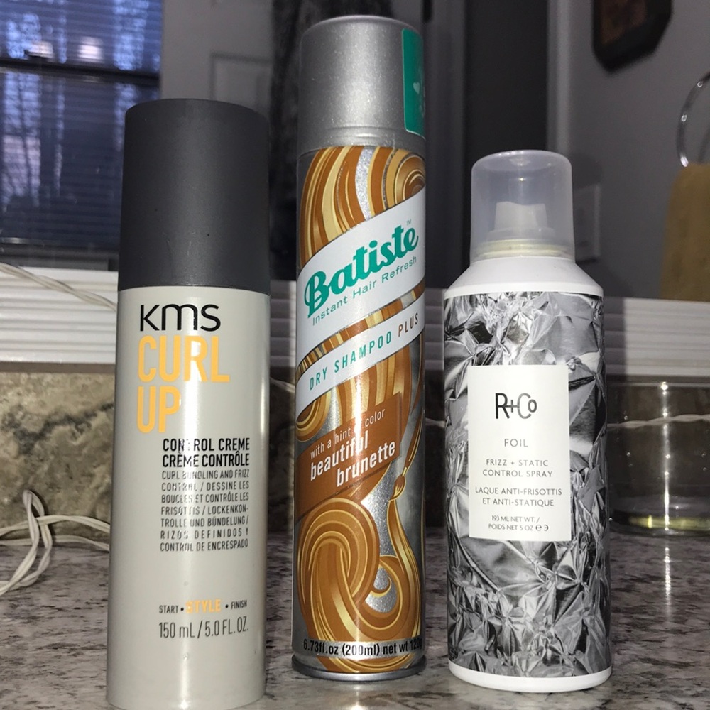 Lot of unused hair products